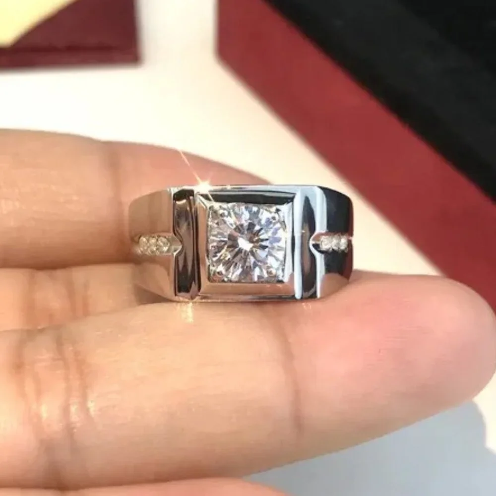 🆕 Classic Style 1.25 CTW. Diamond Band / Ring, Stamped 925 Sterling Silver 🆕 - Picture 3 of 8